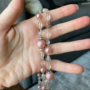 Set of Two Vintage Faux Pearl Necklaces